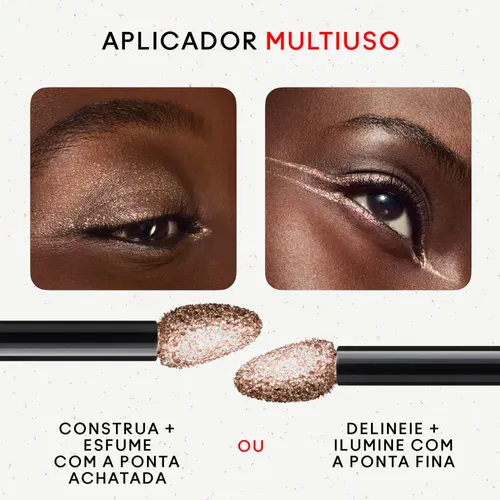 Sombra de ojos con purpurina líquida Dazzleshadow Champagne Trail