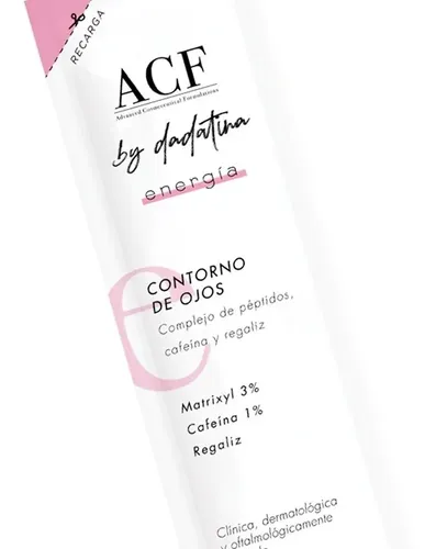 Acf Dadatina Energía Crema Contorno De Ojos Recarga Refill