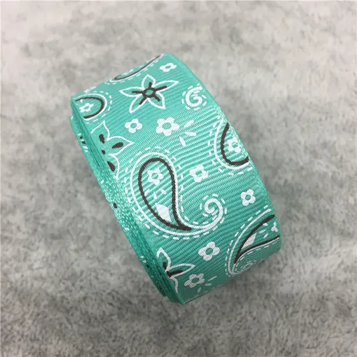 Lazo Para El Pelo Con Cinta De Grogrén Estampado De 5 Yardas