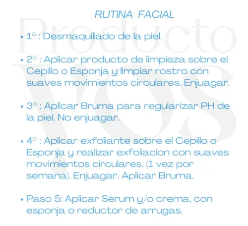 Skincare Rutina Piel Grasa Idraet Cepillo De Limpieza Glaps