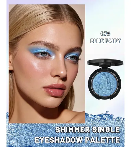Paleta De Sombras Glitter Blue Fairy Lysdefeu 3 G