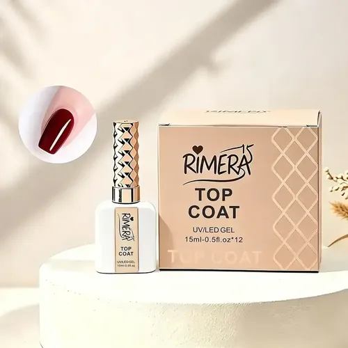 Top Coat 15ml Uv/led Semipermanente Gel Rimera Quince