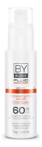By Block Fluid Fotoprotector Facial Fps60 Con Color