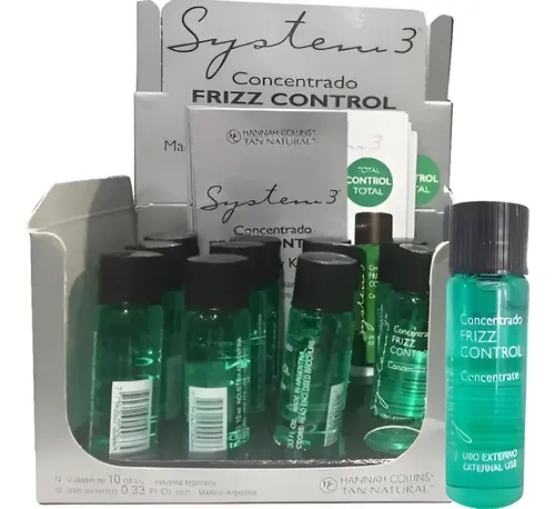 System 3 Ampollas Frizz Control X12 Unidades