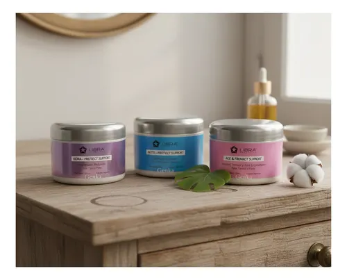 Kit Crema Facial Hidra + Nutri + Age 250grs Libra Cosmetica