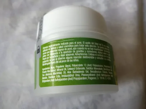 Crema Preventiva Arbol De Té Propóleo Cero Acné Tea Tree