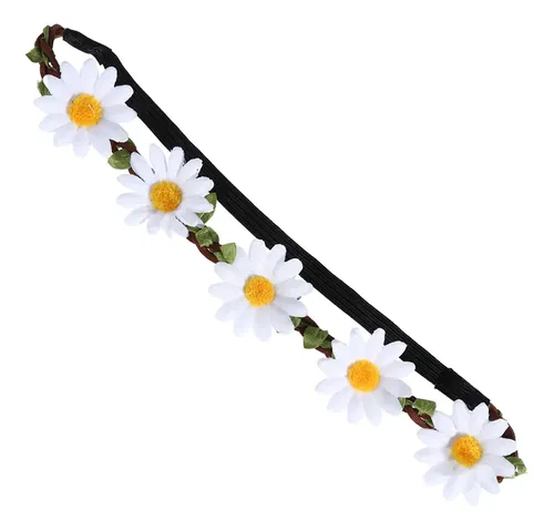 Diadema Bohemia Ola Girasol Hawaiano Para Decorar 5 Piezas
