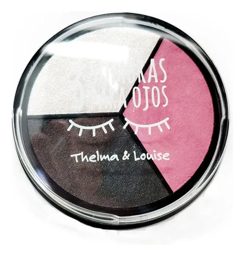 Paleta Sombras Brillantes Thelma & Louise Trio Ojos Compacta Blister