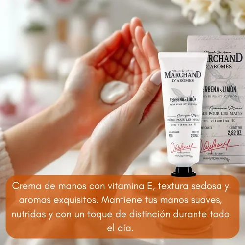 Crema De Manos Marchand Hidratante Nutritiva Aromas 80g