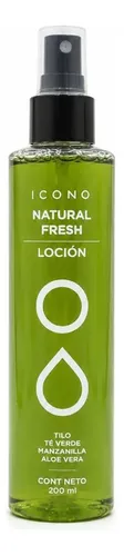 Loción Natural Fresh Tónico Hidratante Descongestivo Icono
