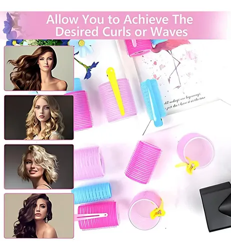 48 Pinzas De Bigudí De Plástico Para Cabello Z