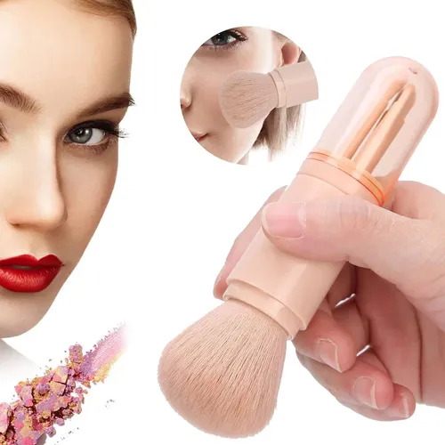 Juego De Brochas De Maquillaje, Brocha Para Quitar El Polvo