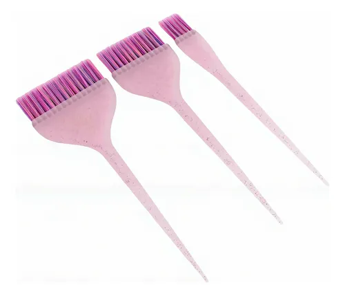 Brocha Para Teñir El Cabello, 3 Unidades, Mango Largo, Brico