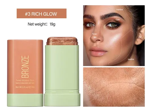 Maquillaje Colorete En Barra Tiejdhr Hidratante A Prueba De