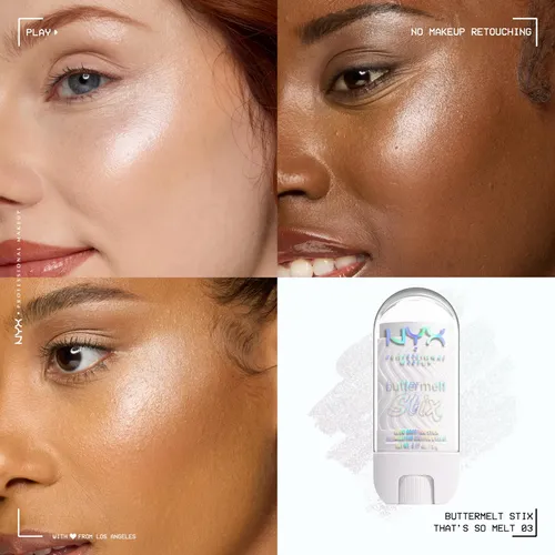 Iluminador En Barra Nyx Buttermelt Glaze Stix 03 That’s So M