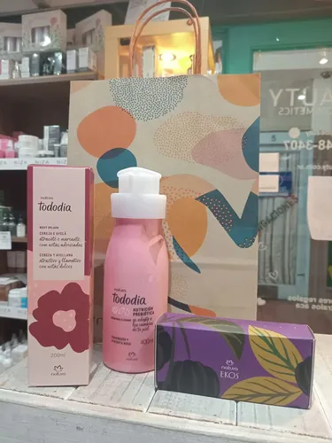 Set Natura Corporal Tododia Splash Crema Hidratrante Jabones