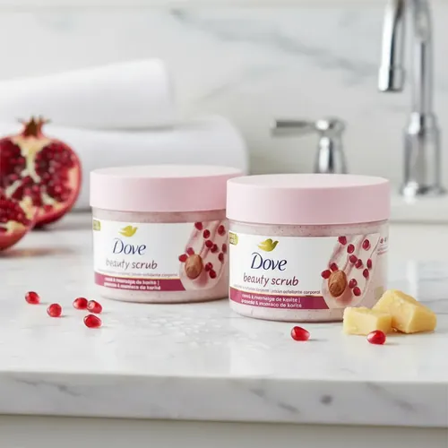 Pack X2 Dove Exfoliante Corporal Granada Y Manteca De Karité