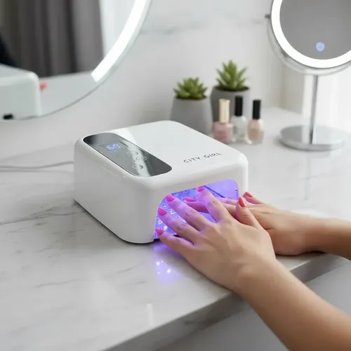 Cabina Uv Led City Girl 602 Pro 72w Inalambrica Sensor Uñas