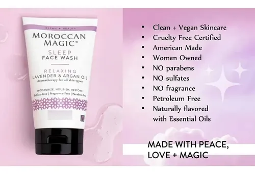Limpieza Facial Vegana Moroccan Magic Sleep Con Lavanda