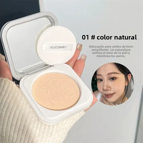 Jojo Diary Polvo Compact Control Grasa Cobertura Fijator