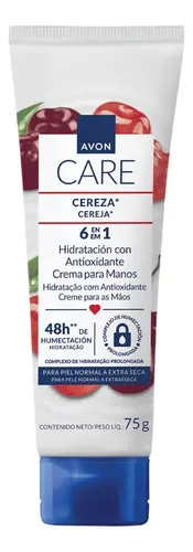 Crema De Manos Avon Care 75g Hidratante Fragancia Cereza