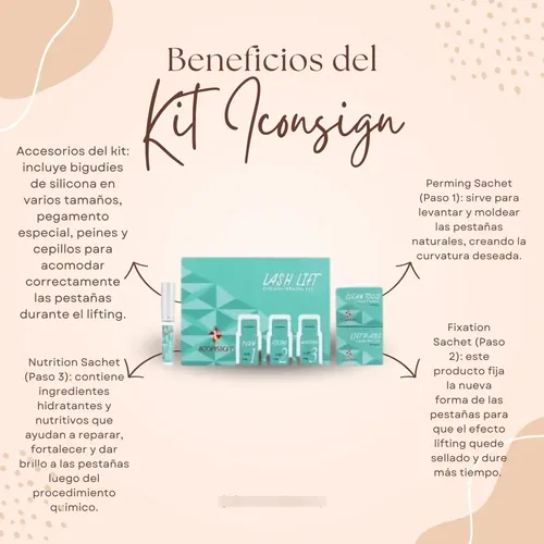 Kit Profesional Lash Lifting Rizado Pestañas Iconsign Pro Co