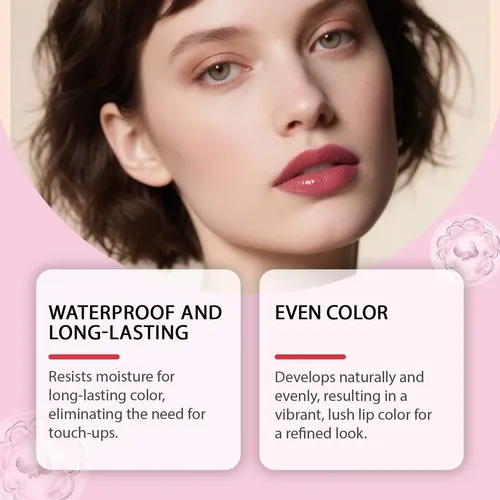 Tinta De Labios Peel-off Zephoco Larga Duración Natural