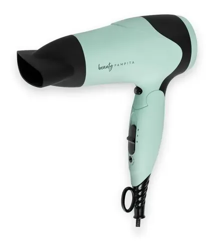 Secadora De Pelo Mini De Viaje 1500w Color Verde