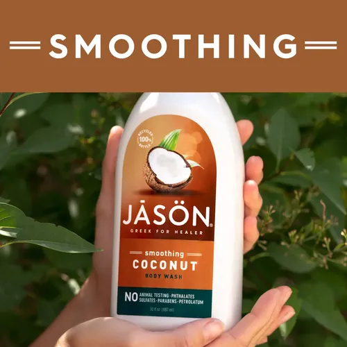 Gel De Baño Jason Coconut Smoothing 900 Ml Con Vitamina E Y