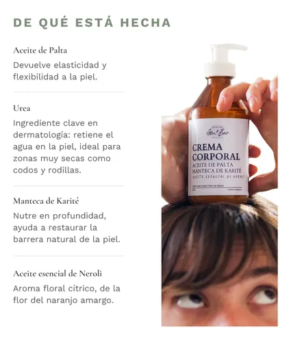 Crema Corporal Hidratante Y Nutritiva Neroli Palta Y Karité