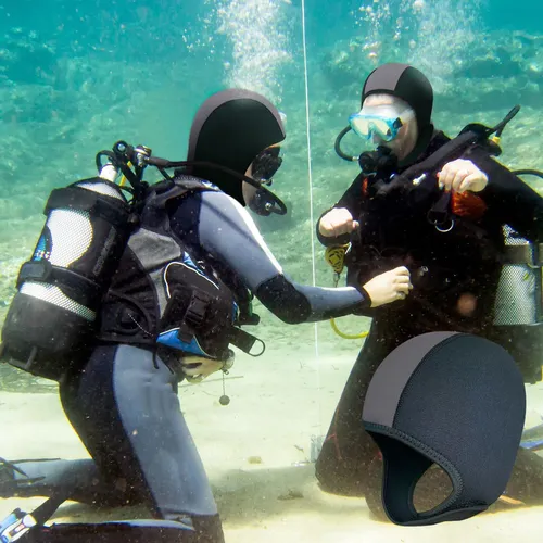 Máscara De Buceo Con Capucha De Neopreno 3 Mm, Elegante