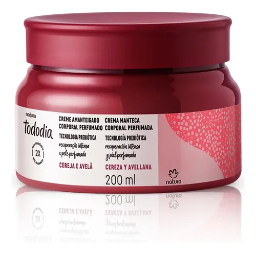 Natura Tododia Crema Mantecada de Cereza y Avellana 200ml
