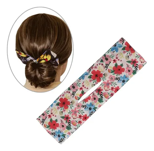Bandas For El Cabello Con Estampado De Donas Anudadas,