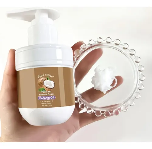 Crema Depilatoria Facial De Aceite De Coco Mulpg 104.9 Ml