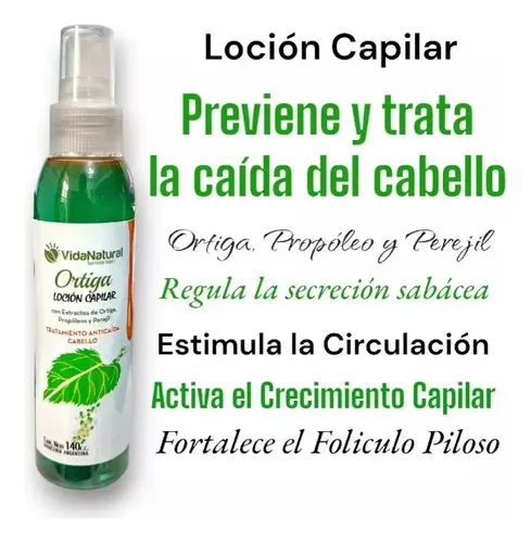 Loción Capilar Para Caída Del Cabello Propóleos Y Ortiga
