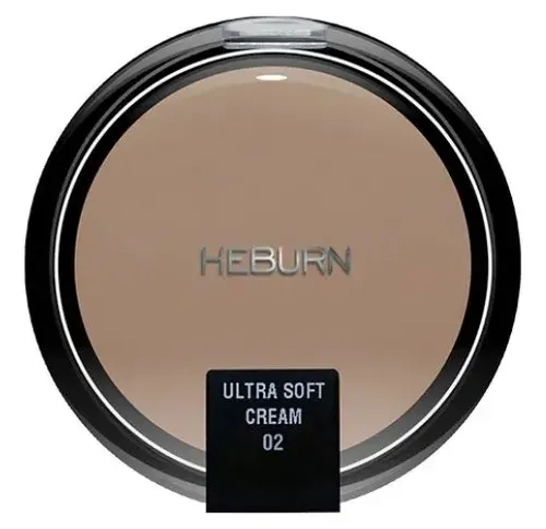 Heburn Base De Maquillaje Ultra Soft Cream Compacto Cremoso Tono 02