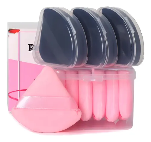 Ocim 10pcs Triangle Powder Puffs For Face Powder,soft Vel…