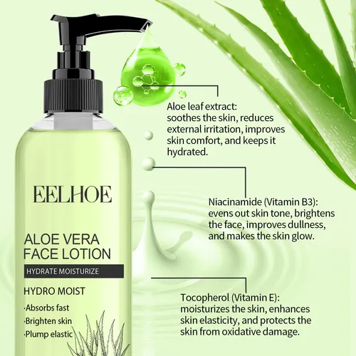 La Loción Para El Cuidado De La Piel Con Aloe Vera Eelhoe Hi