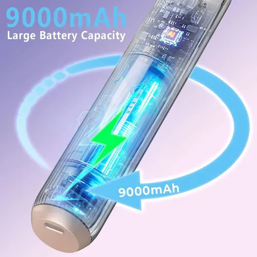 Plancha Rizadora Inalámbrica Rose Gold Usb 9000 Mah 2 En 1