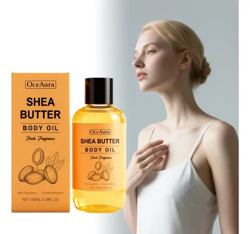 Aceite Corporal De Manteca De Karité Oceaura, Suave E Hidrat
