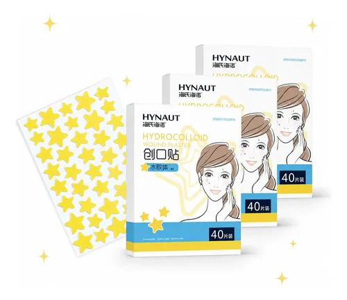 Parches Hidrocoloides Estrella Acne 3 Cajas 120 Pzs