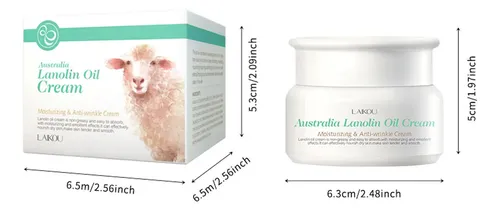 Crema Facial De Lanolina, Hidratante, Reponedora, 35 G