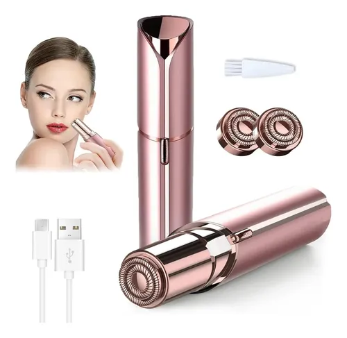 Depiladora Facial Mujer Electrico Usb Recargable, Depilador