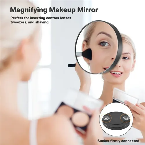 Espejo De Maquillaje Con Aumento De 10 Aumentos, Espejo Redo