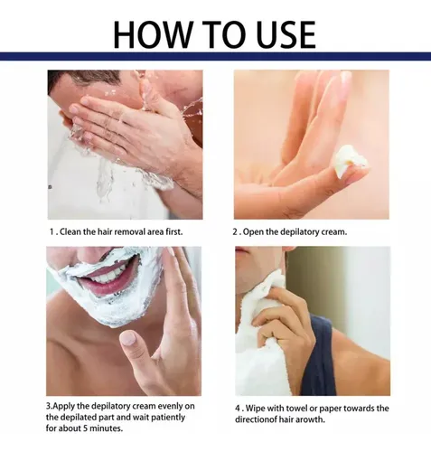 Crema De Depilación Permanente P 3 × – Removedor De Barba Yl