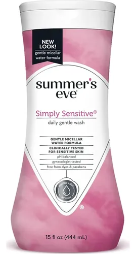 Gel Femenino Suave Y Sin Fragancia Summer’s Eve 2×15 Oz
