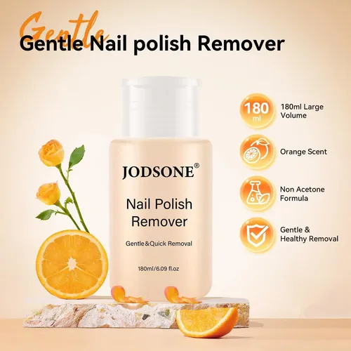 Quitaesmalte Sin Acetona Jodsone Naranja 180 Ml