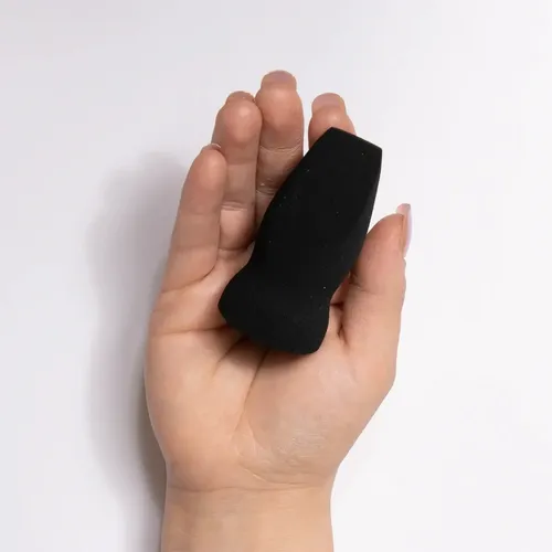 Esponja De Maquillaje De Color Negro, Suave Y Sin Látex