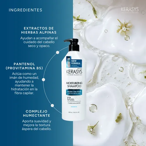 Kerasys Shampoo Coreano Hidratante 600 Ml