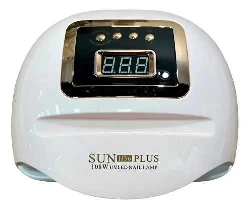 Sun Lampara Uv Led Para Uñas, 36w, Color Negro